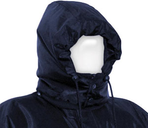 311 padded suit hood